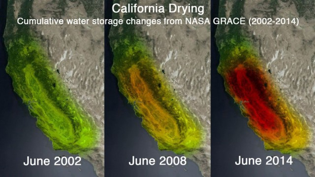 Mapeamento da água subterrânea no estado da Califórnia